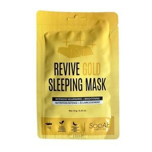 Soo'AE Revive Gold Sleeping Mask Quantity Of 24 Face Glow Mask 2 Boxes Of 12